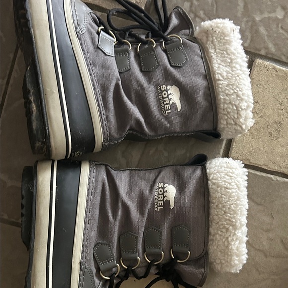 Sorel waterproof winter Boots with Fur Trim women’s 8.5 - Picture 9 of 12